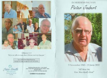 JOUBERT-Pieter-1945-2022-M