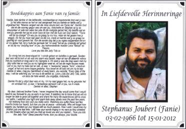 JOUBERT-Stephanus-1966-2012-M