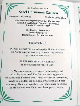 KAALSEN-Sarel-Hermanus-Nn-Sarel-1937-2010-M_101