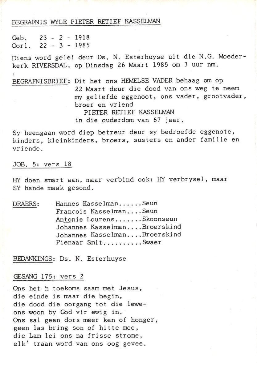 KASSELMAN-Pieter-Retief-1918-1985-M_1