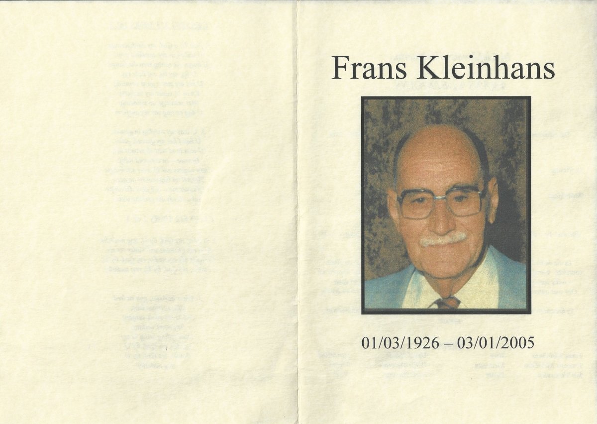 KLEINHANS-Frans-1926-2005-M_1
