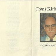KLEINHANS-Frans-1926-2005-M_1