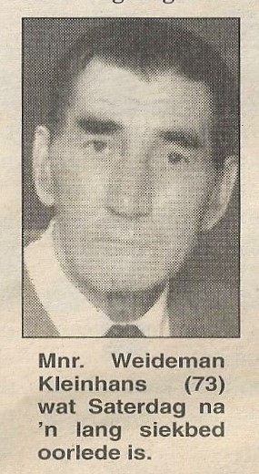 KLEINHANS-Jacob-Johannes-Weideman-Nn-Weideman-1930-2003-M_98