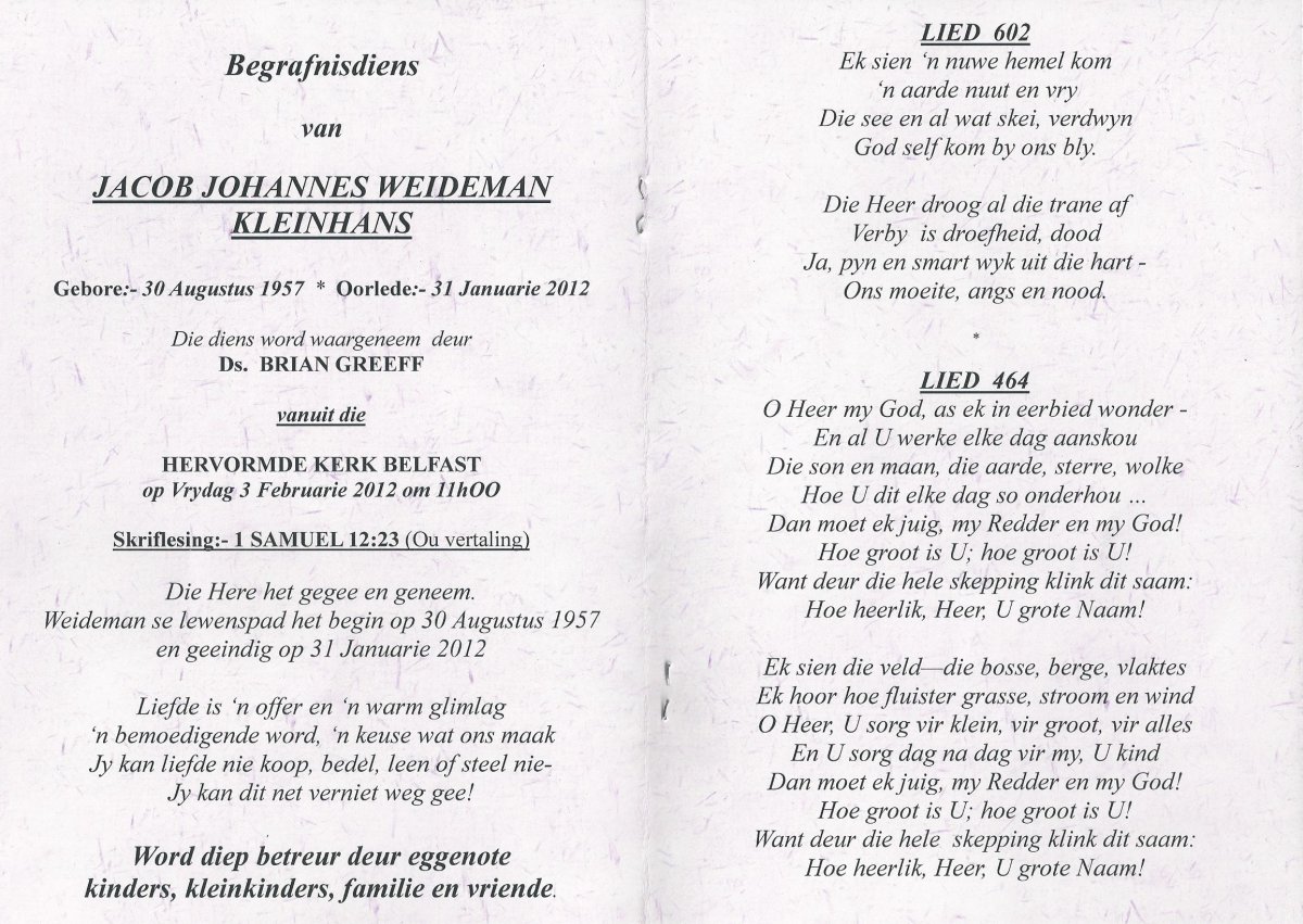 KLEINHANS-Jacob-Johannes-Weideman-Nn-Weideman-1957-2012-M_2