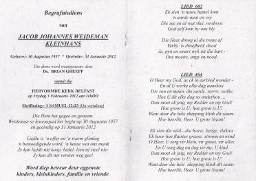 KLEINHANS-Jacob-Johannes-Weideman-Nn-Weideman-1957-2012-M_2