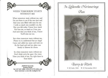 KLERK-DE-Barry-1945-2012-M