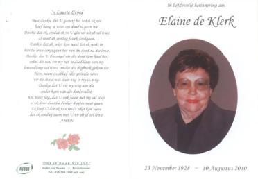 KLERK-DE-Elaine-1928-2010-F