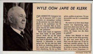 KLERK-DE-Japie-1883-1977-M