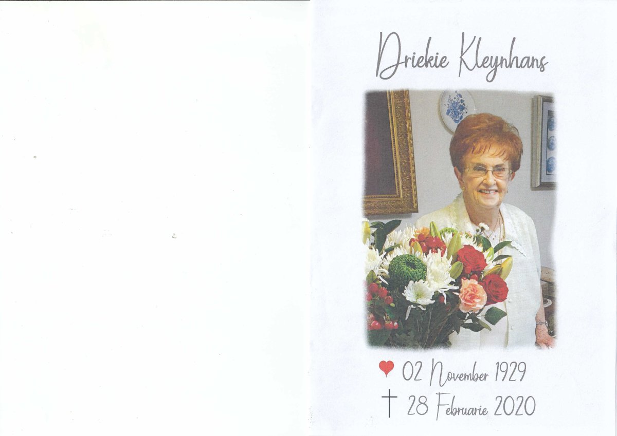 KLEYNHANS-Dina-Maria-Hendrica-Nn-Driekie-1929-2020-F-99