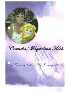 KOCH-Cornelia-Magdalena-Nn-Corrie-1957-2016-F