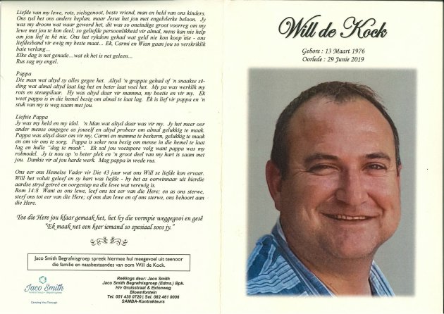 KOCK-DE-William-Henry-Fred-Nn-Will-1976-2019-M_1