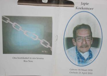 KOEKEMOER-Jacob-Frederick-1939-2010-M