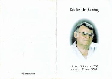 KONING-DE-Edward-William-Christopher-Nn-Eddie-1937-2002-M