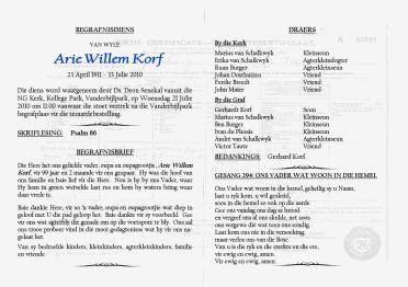 KORF-Arie-Willem-Nn-Arie-1911-2010-M-2