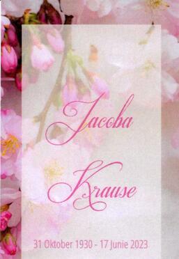 KRAUSE-Jacoba-Nn-Kobie-nee-Steyn-1930-2023-F