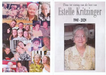 KRITZINGER-Estelle-Nn-Stellie.Spike-1948-2024-F