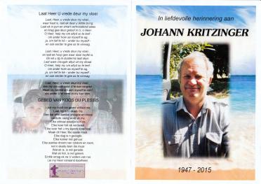 KRITZINGER-Johann-Nn-Diertjie-1947-2015-M