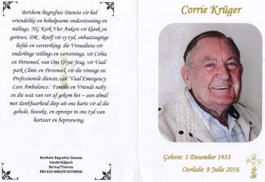 KRÜGER-C-P-J-M-Nn-Corrie-1933-2016-M