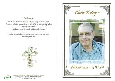 KRÜGER-Christoffel-Francois-Nn-Chris-1934-2018-M