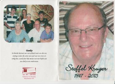 KRUGER-Christoffel-Johannes-Nn-Stoffel-1947-2015-M