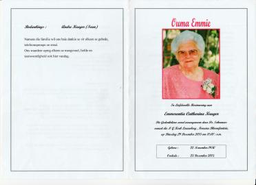 KRUGER-Emmerentia-Catharina-Nn-Emmie-1930-2015-F