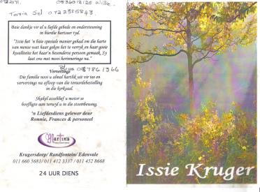 KRUGER-Isabella-Elizabeth-Nn-Issie-1927-2008-F