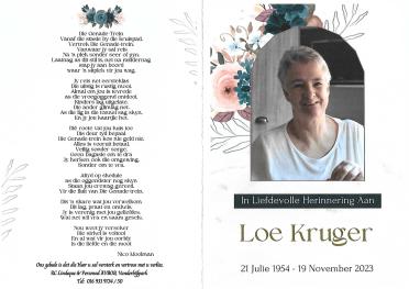 KRUGER-Marie-Louise-Nn-Loe-1954-2023-F