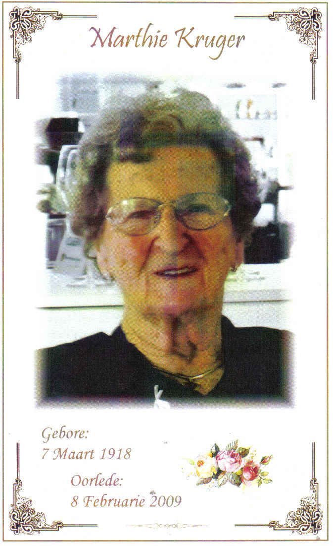 KRUGER-Martha-Jacomina-Maria-Nn-Marthie-nee-VanBiljon-1918-2009-F_1