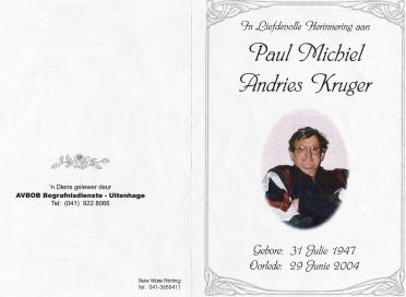 KRUGER-Paul-Michiel-Andries-1947-2004-M