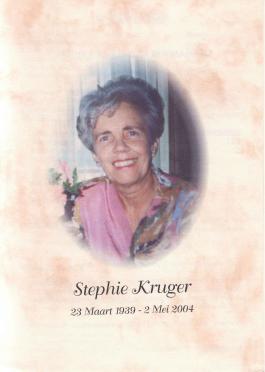 KRUGER-Stephanie-Magdalena-Nn-Stephie-1939-2004-F