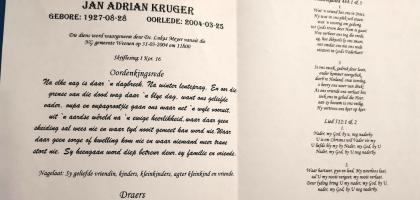 KRUGER-Jan-Adrian-Nn-Attie-1927-2004-M