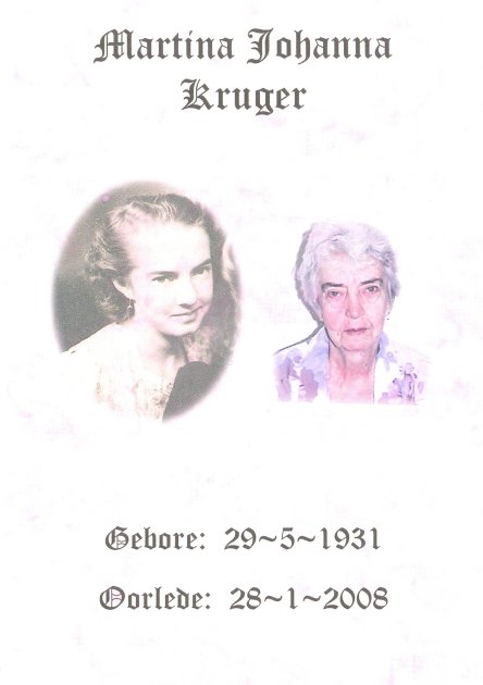 KRUGER, Martina Johanna 1931-2008_01