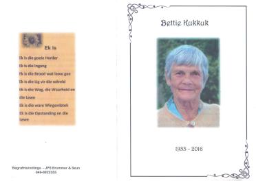 KUKKUK-Elizabeth-Johanna-Hendrina-Nn-Bettie-1933-2016-F