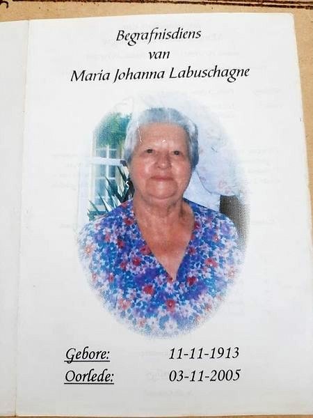 LABUSCHAGNE-Maria-Johanna-née-Engelbrecht-X-VanWyk-XX-Schutte-XXX-Goosen-1913-2005-F_1