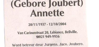 LAMBRECHTS-Annette-nee-Joubert-1937-2004