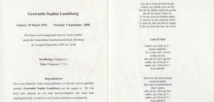 LANDSBERG-Gertruida-Sophia-nee-Potgieter-1922-2000