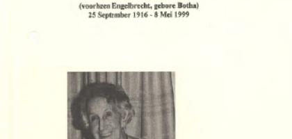 LANGE-DE-Francina-Cecilia-nee-Botha-X-Engelbrecht-1916-1999