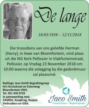 LANGE-DE-Herman-Nn-Harry-1939-2018-M