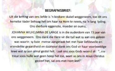 LANGE-DE-Johanna-Wilhelmina-Nn-Willemien-nee-DeKock-1942-2016-F_4