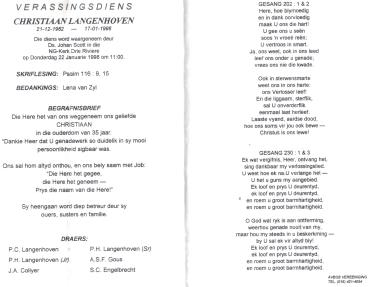LANGENHOVEN-Christiaan-1962-1998-M