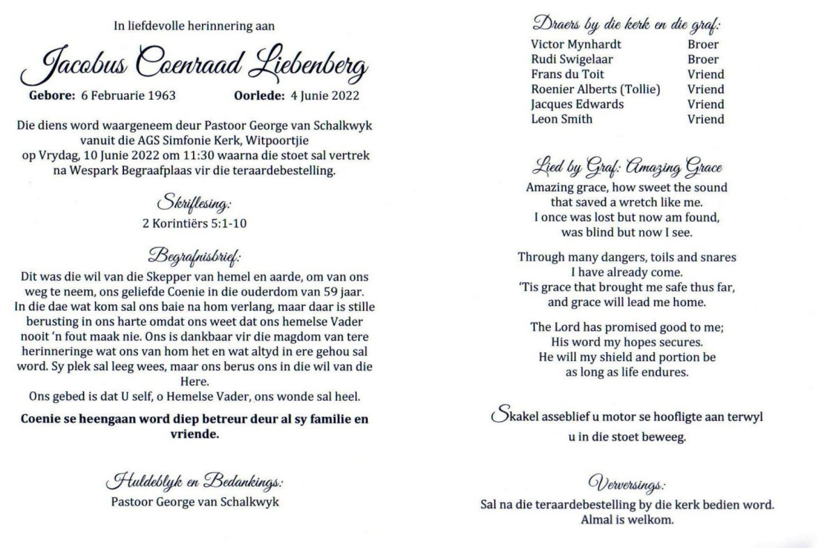 LIEBENBERG-Jacobus-Coenraad-Nn-Coenie-1963-2022-M_1