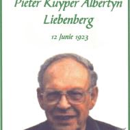 LIEBENBERG, Pieter Kuyper Albertyn 1923-2005_1