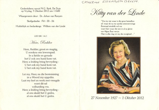 LINDE-VAN-DER-Catherine-Elizabeth-Nn-Kitty-nee-Greeff-1927-2012-F_1