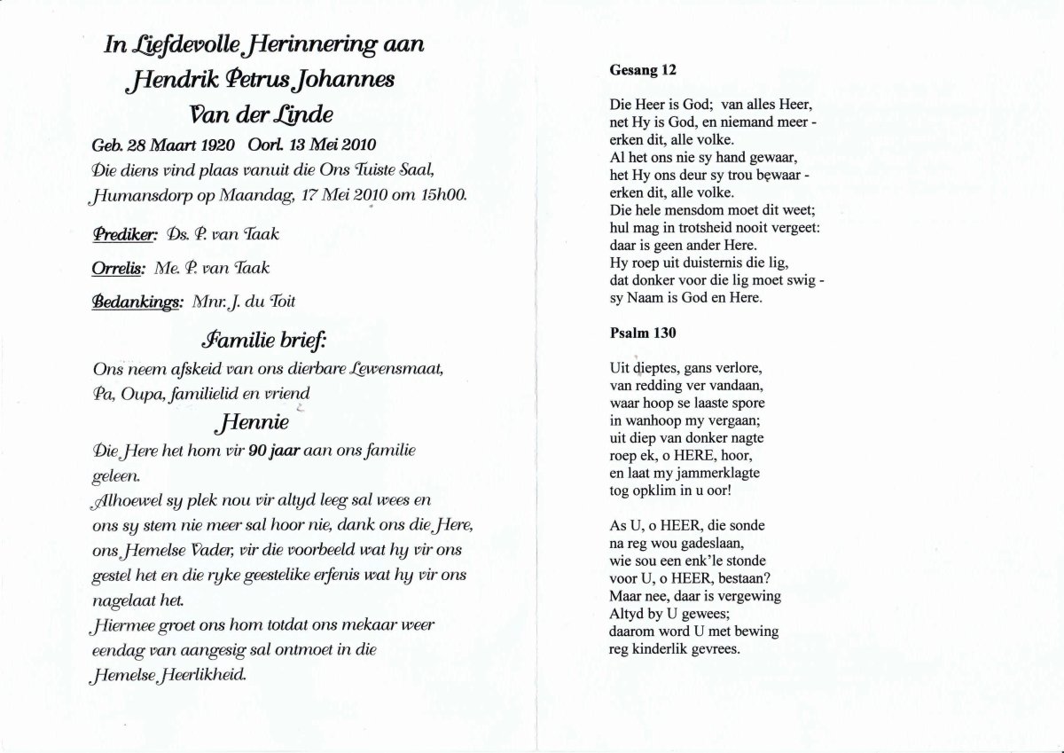 LINDE-VAN-DER-Hendrik-Petrus-Johannes-Nn-Hennie-1920-2010-M_2