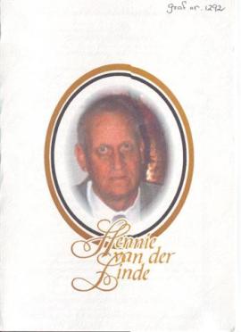 LINDE-VAN-DER-Hendrik-Petrus-Nn-Hennie-1933-2001-M