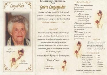 LINGENFELDER-Grieta-1921-2008-F-1