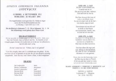 LODEWYCKX-Louisa-Cornelia-Susanna-Nn-Louisa-1931-2003-F