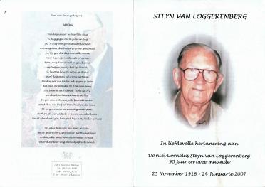 LOGGERENBERG-VAN-Daniel-Cornelus-Nn-Steyn-1916-2007-M
