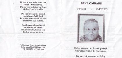 LOMBARD-Daniël-Benjamin-Nn-Ben-1938-2005-M