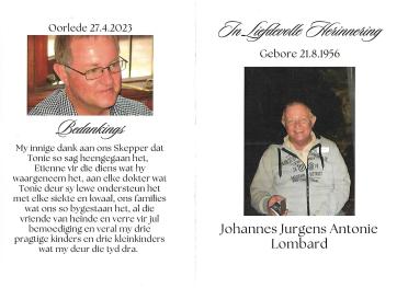 LOMBARD-Johannes-Jurgens-Antonie-Nn-Tonie-1956-2023-M